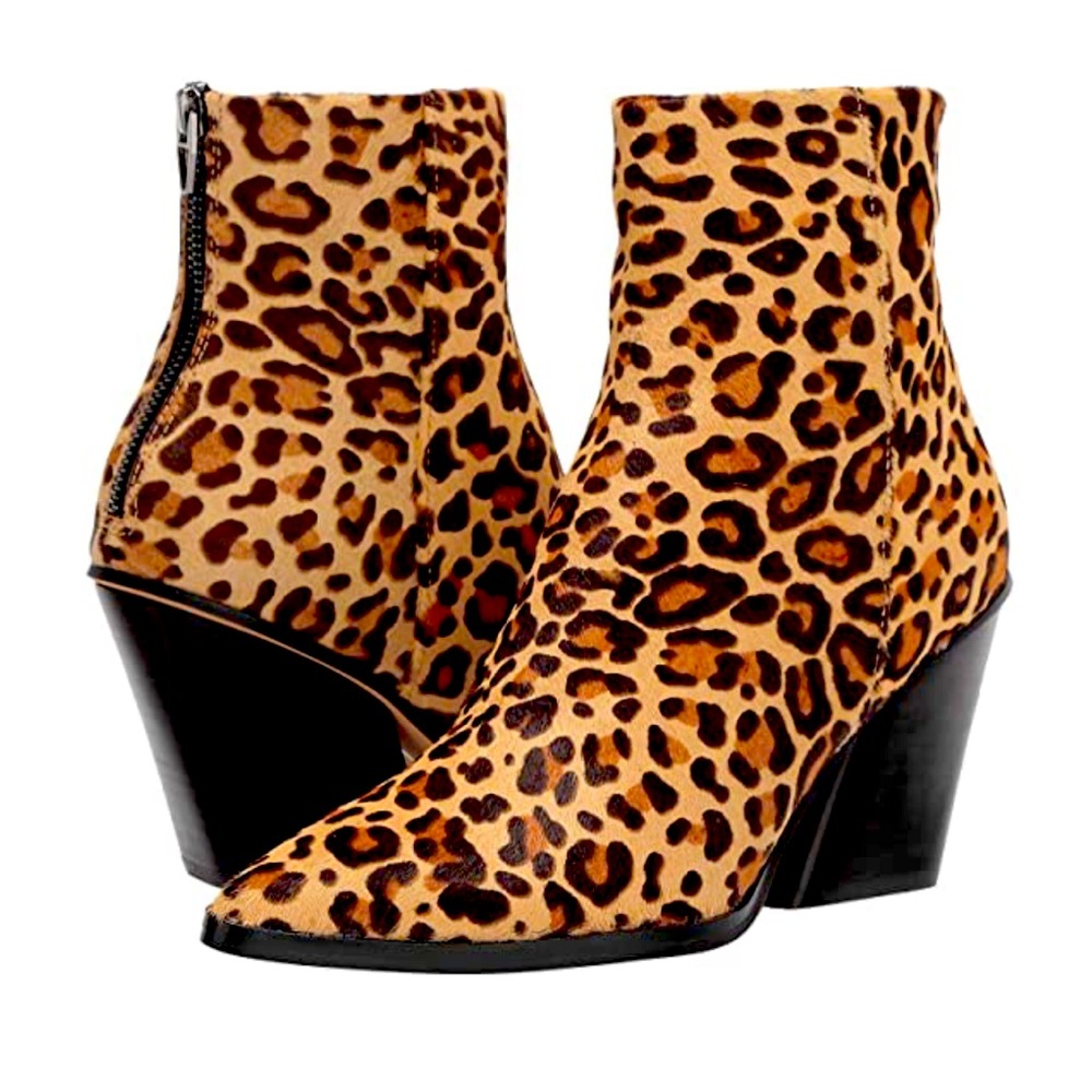 New Dolce Vita Leopard Issa Booties